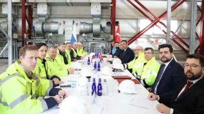 Akkuyu Nükleer Güç Santrali’nde incelemede bulunan Enerji ve Tabii Kaynaklar