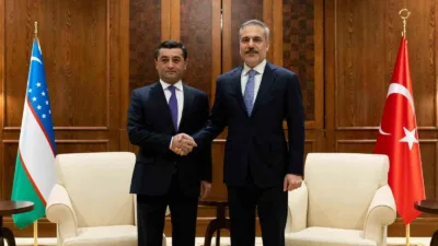 Dışişleri Bakanı Hakan Fidan, Özbekistan Dışişleri Bakanı Bahtiyor Saidov ile