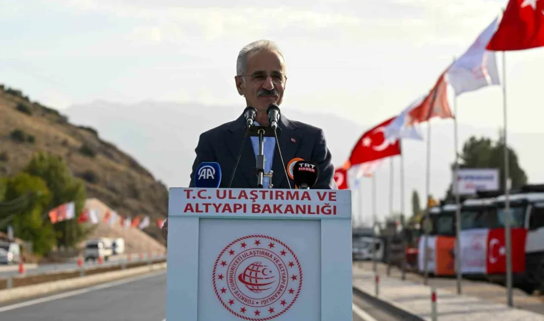 Ulaştırma ve Altyapı Bakanı Abdulkadir Uraloğlu, “Dünyanın çevresinin 4’te 3’ü