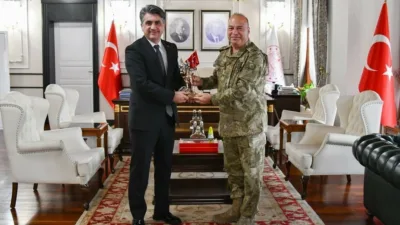 Göreve Başlayan Bolu 2. Tugay ve Garnizon Komutanı Tuğgeneral Emrullah