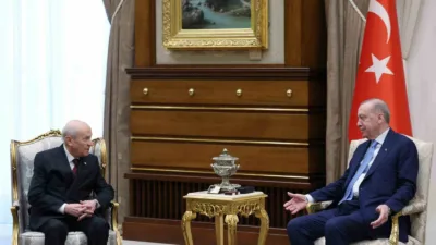 Cumhurbaşkanı Recep Tayyip Erdoğan, Milliyetçi Hareket Partisi (MHP) Genel Başkanı