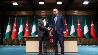 Cumhurbaşkanı Recep Tayyip Erdoğan, Nijerya Cumhurbaşkanı Bola Ahmed Tinubu ile