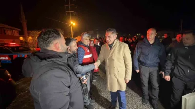 Düzce’de resmi kurum ve kuruluşların yeni yılını kutlayan Düzce Valisi