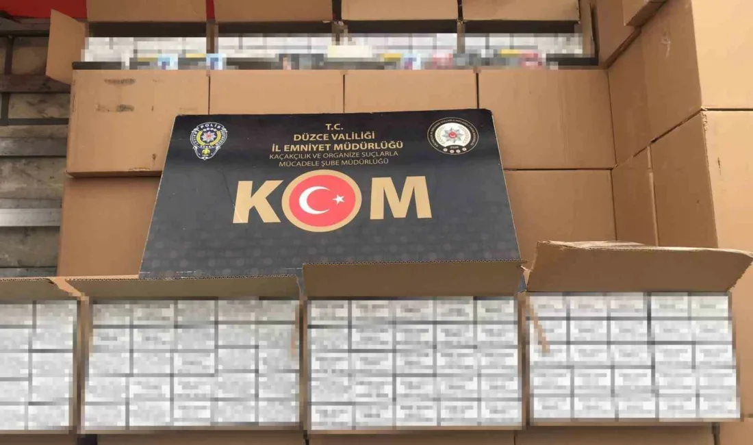 Düzce’de polis ve jandarma ekipleri, 5-11 Ocak 2026 tarihleri arasında