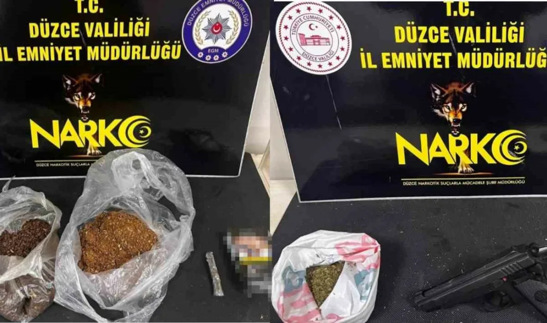 DÜZCE(İHA) – Düzce’de düzenlenen operasyonda uyuşturucuyla yakalanan 2 kişi tutuklandı.