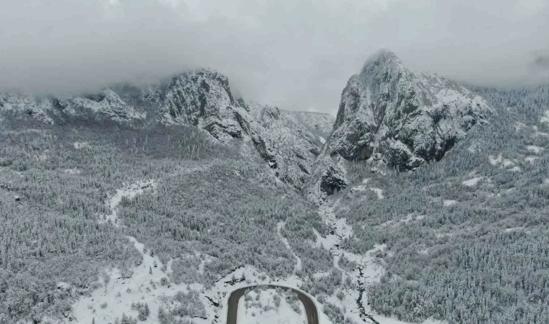 Kastamonu’da Küre Dağları Milli Parkı içerisinde yer alan Ersizlerdere Kanyonu