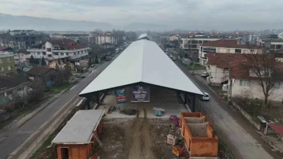 Düzce Belediyesi tarafından Aziziye Mahallesinde 3 bin 800 metrekarelik alanda