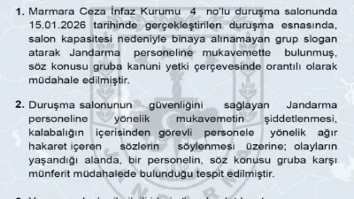 Jandarma Genel Komutanlığı’nın sosyal medya hesabından yapılan paylaşımda, “Marmara Ceza