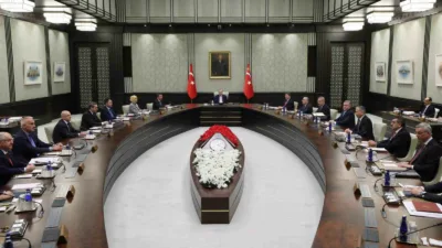Kabine Toplantısı, Cumhurbaşkanı Recep Tayyip Erdoğan başkanlığında Beştepe’de başladı.