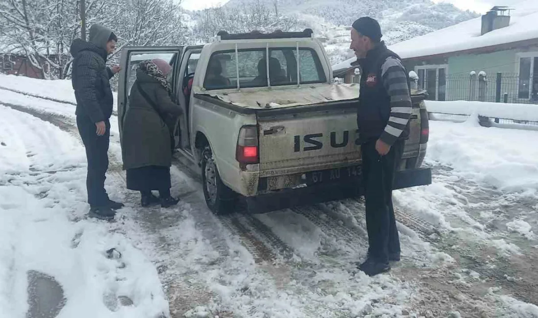 Zonguldak’ın Devrek ilçesi Mahmutoğlu Köyünde ikamet eden kanser hastası yaşlı