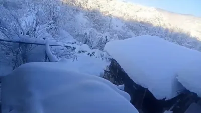 Karabük’ün Yenice ilçesinde dün itibarıyla etkisini artıran kar yağışı sonrası