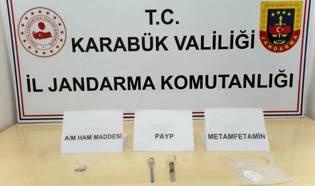 Karabük’te jandarma ekiplerince düzenlenen uyuşturucu operasyonlarında çeşitli türlerde uyuşturucu madde