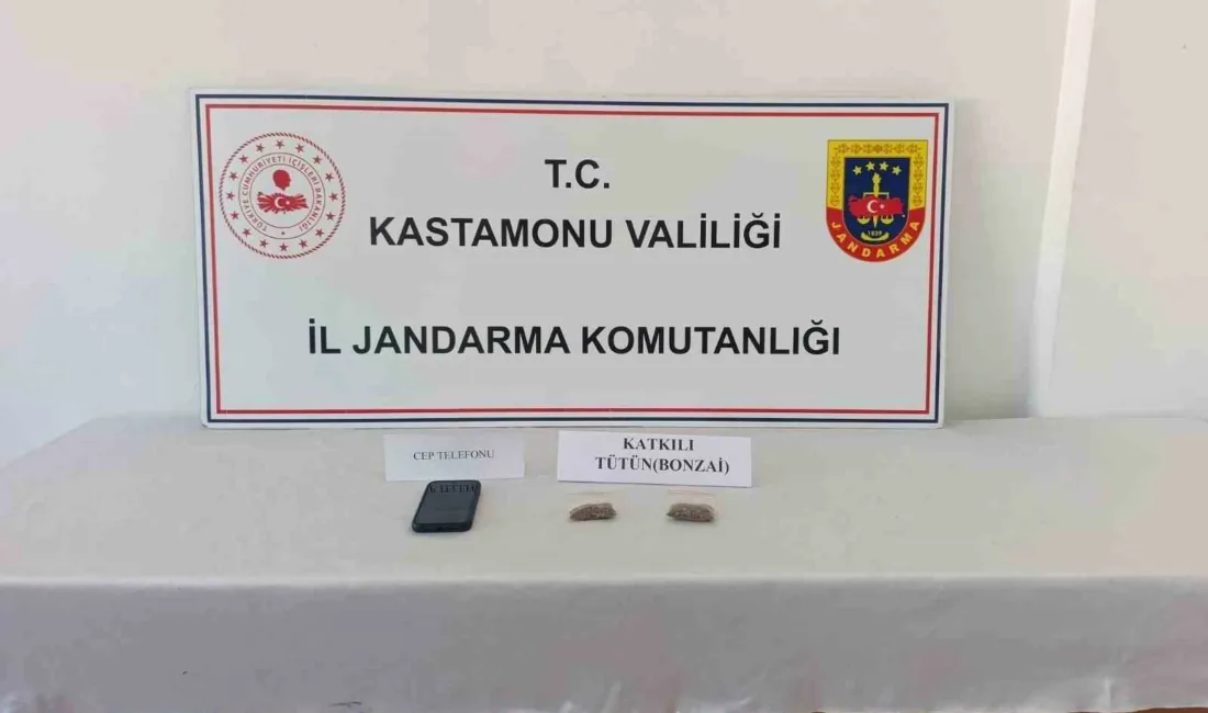 Kastamonu’da jandarma ekiplerince gerçekleştirilen uyuşturucu operasyonunda gözaltına alınan 2 şüpheliden