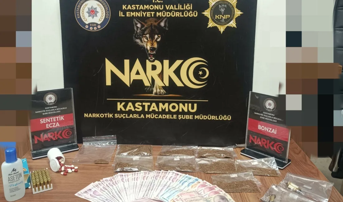 Kastamonu’da polis ekipleri tarafından uyuşturucu maddeyle yakalanan şahıs tutuklandı. Edinilen