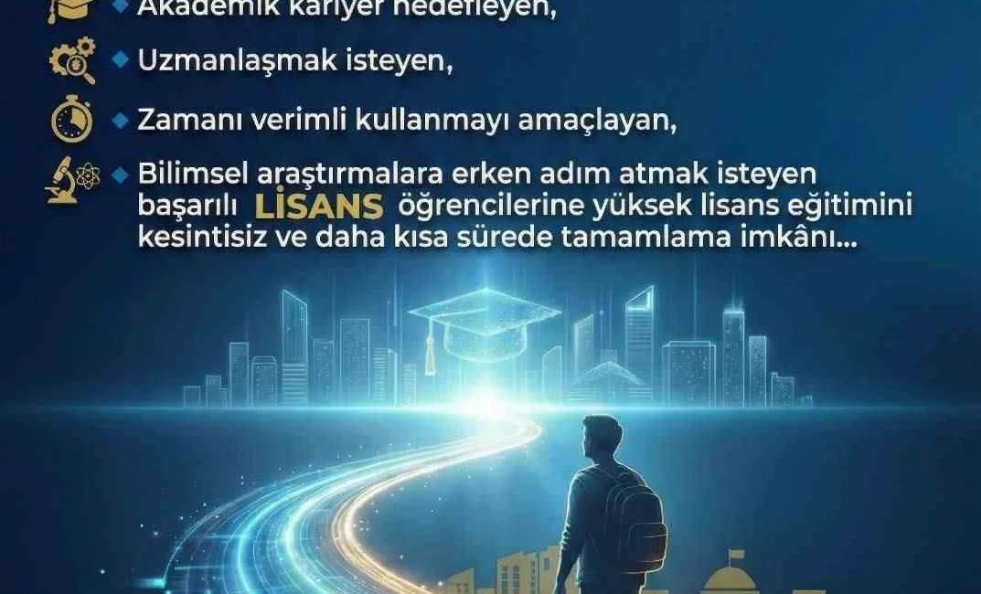 Karabük Üniversitesi (KBÜ), başarılı lisans öğrencilerine bütünleşik yüksek lisans programı