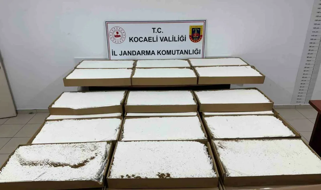 Kocaeli’de durdurulan araçta piyasa değeri 3 milyon 500 bin TL