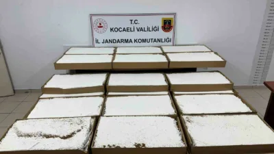 Kocaeli’de durdurulan araçta piyasa değeri 3 milyon 500 bin TL