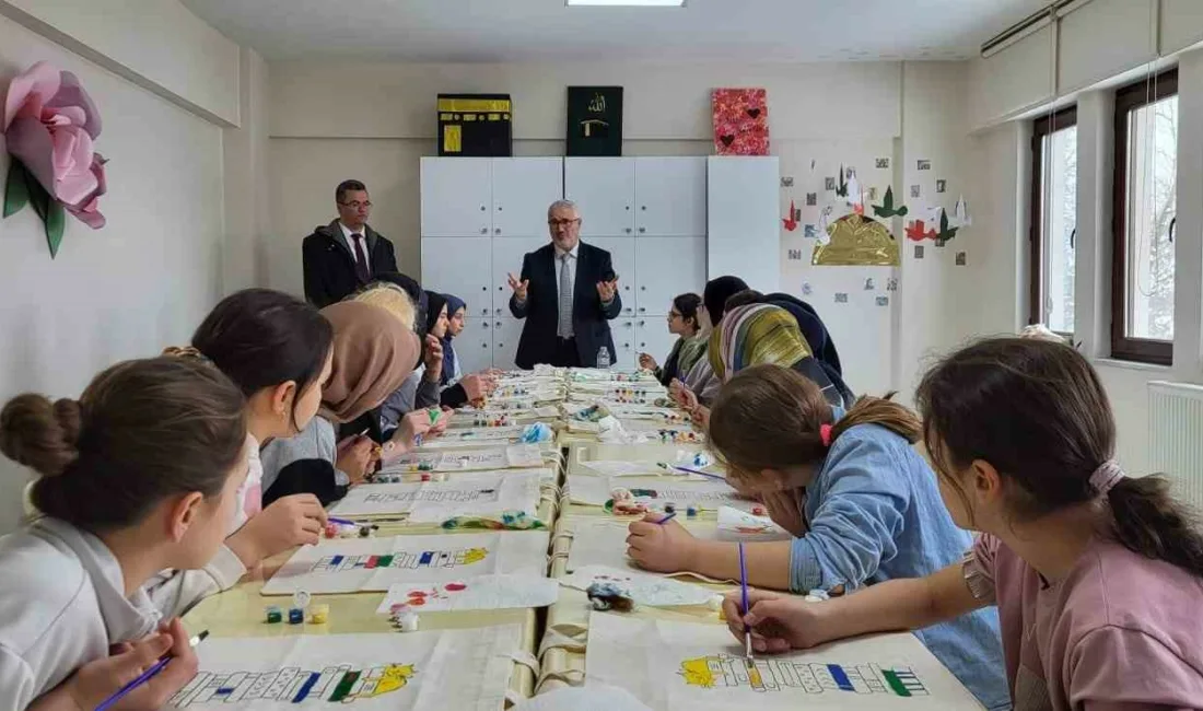 DÜZCE (İHA) – Düzce’de ortaokul öğrencileri, Düzce İl Müftülüğü tarafından