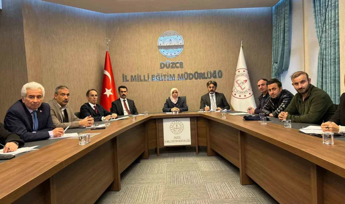 DÜZCE (İHA) – Düzce İl Milli Eğitim Müdürlüğü bünyesinde, iş