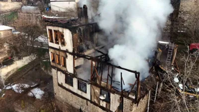 Karabük’ün Safranbolu ilçesinde 46 günde aynı mahallede ikinci tarihi konakta
