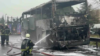 Kocaeli’de yolcunun yanık kokusunu fark ederek durumu görevlilere bildirmesi, şehirler