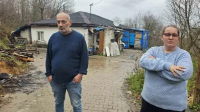 Zonguldak’ta şizofreni hastası eşi ve iki çocuğuyla birlikte yaşam mücadelesi