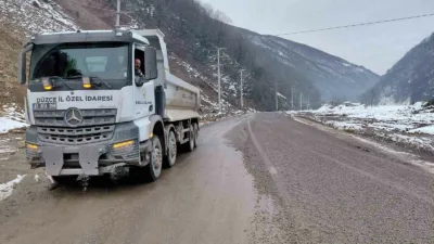 DÜZCE (İHA) – Düzce İl Özel İdaresi Yol ve Ulaşım