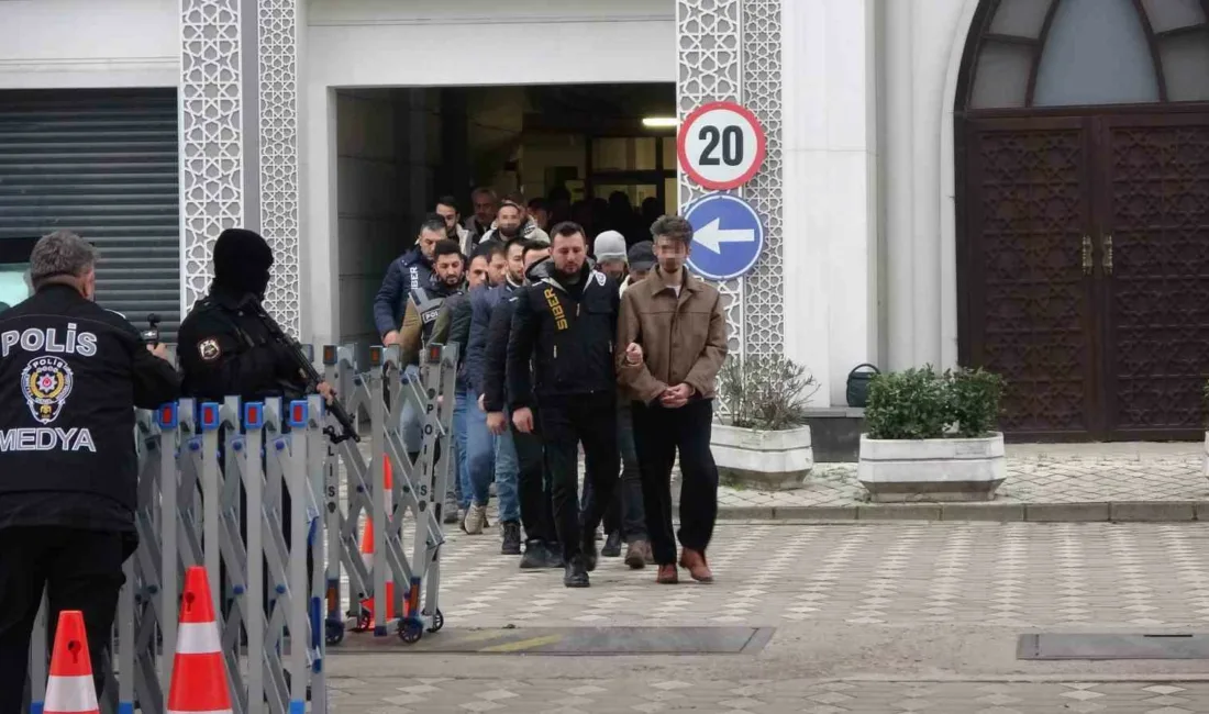 Kocaeli merkezli 28 ilde düzenlenen yasa dışı bahis operasyonunda adliyeye