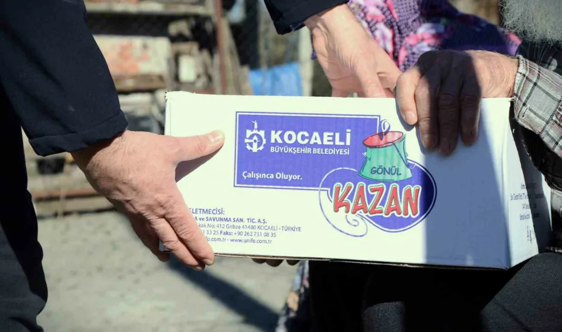 Kocaeli’de yemek pişirme imkanı bulunmayan yaşlı, engelli ve bakıma muhtaç