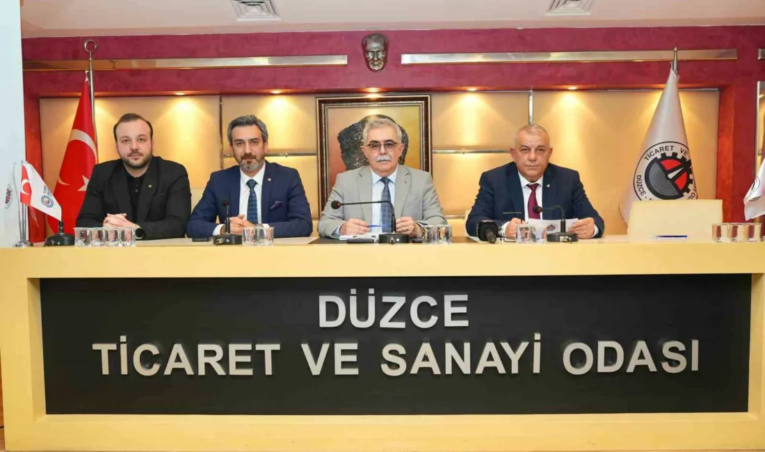 Düzce Ticaret ve Sanayi Odası (DTSO) olağan meclis toplantısı Meclis