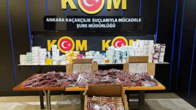 Ankara’da kanun dışı yollarla topladıkları özel reçeteye tabi ilaçları piyasaya
