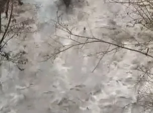 Ankara’nın Çubuk ilçesinde etkili olan yağışların ardından sel nedeniyle taşkınlıklar