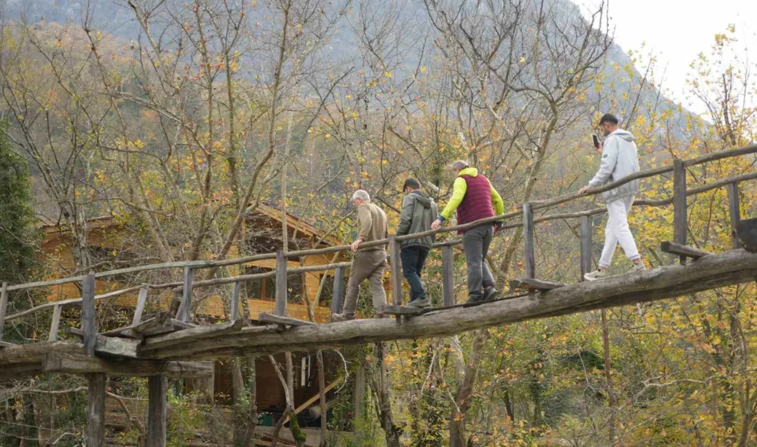Kastamonu’nun Cide ilçesinde zamana meydana okuyan köprü, 100 yıldan fazla