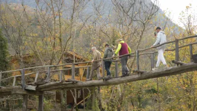 Kastamonu’nun Cide ilçesinde zamana meydana okuyan köprü, 100 yıldan fazla