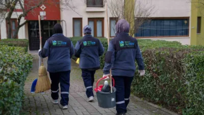 Düzce Belediyesi iştirak şirketi Düzce Beltem, Bahçeşehir bölgesinde yaşayan emeklilere