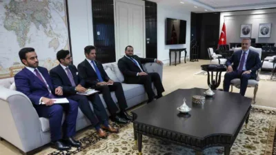 Dışişleri Bakanı Hakan Fidan, Katar Dışişleri Bakanlığında Devlet Bakanı Muhammed
