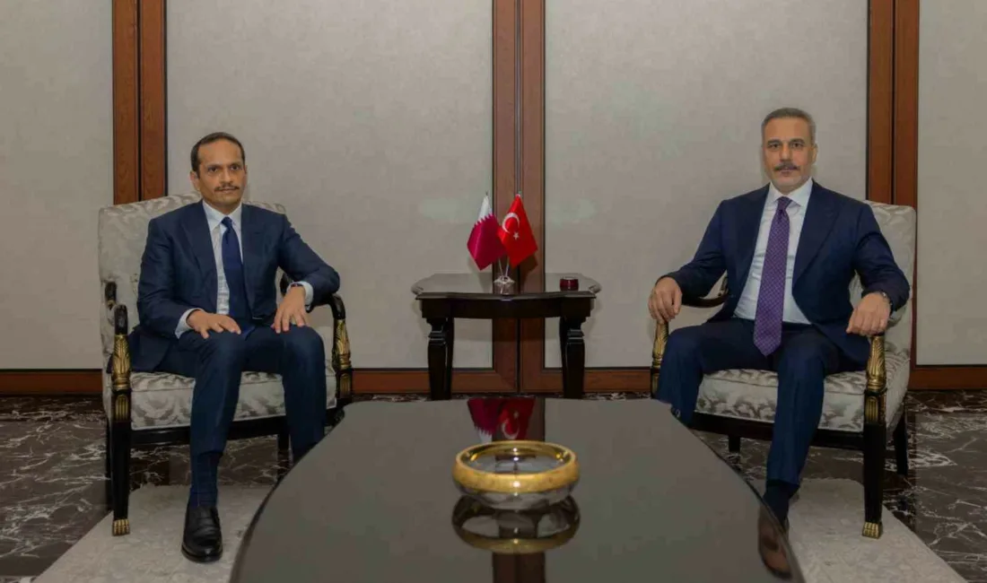 Dışişleri Bakanı Hakan Fidan, Katar Başbakanı ve Dışişleri Bakanı Şeyh