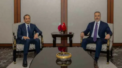 Dışişleri Bakanı Hakan Fidan, Katar Başbakanı ve Dışişleri Bakanı Şeyh