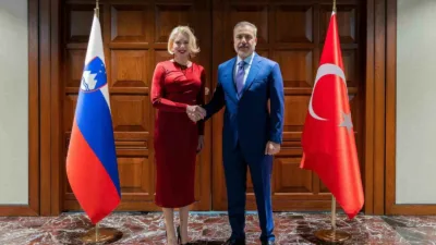 Dışişleri Bakanı Hakan Fidan, Slovenya Ulusal Meclisi Başkanı Urşka Zupançiç