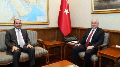 Milli Savunma Bakanı Yaşar Güler, Irak’ın Ankara Büyükelçisi Majid Al-Lachmawi