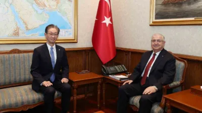 Milli Savunma Bakanı Yaşar Güler, Japonya’nın Ankara Büyükelçisi Masami Tamura