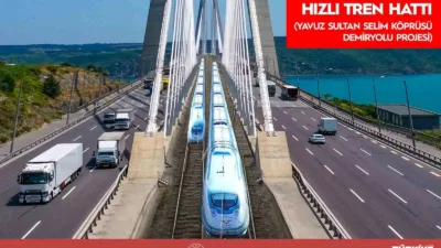 Ulaştırma ve Altyapı Bakanı Abdulkadir Uraloğlu, Kuzey Çevre Demiryolu Projesi’nin