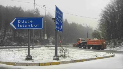 Türkiye’nin en önemli geçiş güzergahlarından biri olan D-100 karayolu Bolu