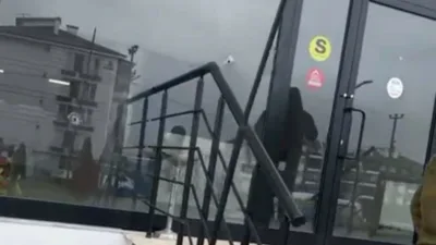 Bolu’da kimliği belirsiz bir kişi tarafından emlak ofisine düzenlenen silahlı