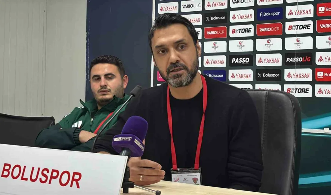 Trendyol 1. Lig’in 25. haftasında oynanan Boluspor-Hatayspor maçının ardından teknik