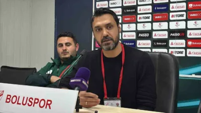 Trendyol 1. Lig’in 25. haftasında oynanan Boluspor-Hatayspor maçının ardından teknik