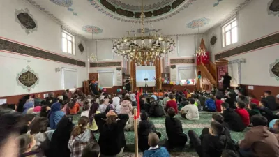 DÜZCE (İHA) – Düzce’de cami çocuk buluşmasında Azmimilli Mahallesi Yeşil