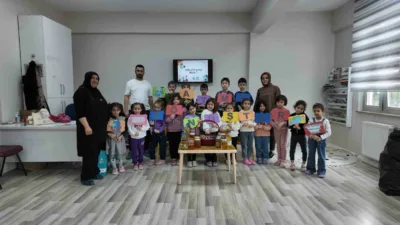 Çayırova’da belediye ekipleri tarafından anaokulu öğrencilerine çevre bilinci aşılamak amacıyla