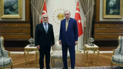 Cumhurbaşkanı Recep Tayyip Erdoğan, HÜDA PAR Genel Başkanı Zekeriya Yapıcıoğlu’nu