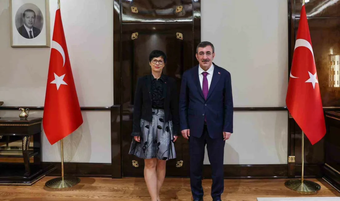 Cumhurbaşkanı Yardımcısı Cevdet Yılmaz, Avrupa Komisyonu Genişlemeden Sorumlu Komiseri Marta